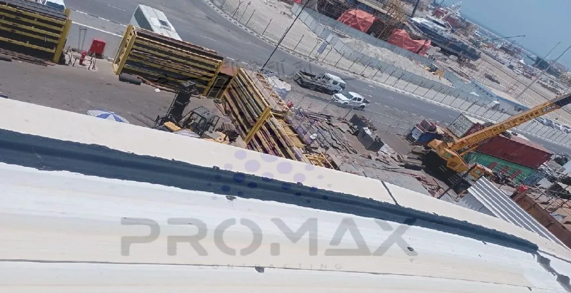 Al Bawardy - metal roof waterproofing project by Promax in Dubai, UAE